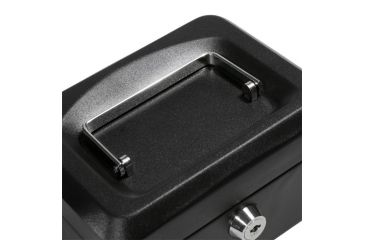 Image of Barska 6in. Cash Box w/ Lock, Handle CB1182