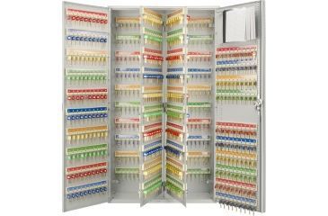 Image of Barska 800 Position Key Cabinet w/Key Lock,Gray CB12958