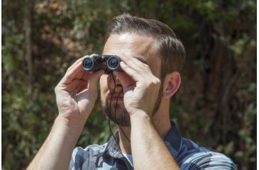 Image of Barska 8x21 LucidView Compact Folding Roof Prism Binoculars, Black, Box Pack - AB10108