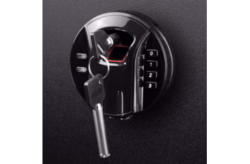 Image of Barska 9.33 Cubic Ft Biometric Keypad Rifle Safe, Black, Large, AX13378