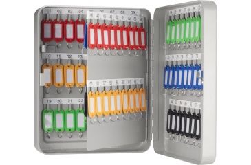 Image of Barska 90 Position Key Cabinet with Key Lock, White, Small CB13234
