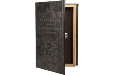 Image of Barska Antique Book Safe with Key Lock, Brown CB11994