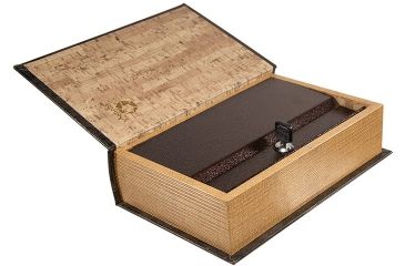 Image of Barska Antique Book Safe with Key Lock, Brown CB11994