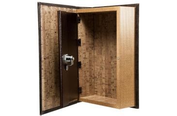 Image of Barska Antique Book Safe with Key Lock, Brown CB11994