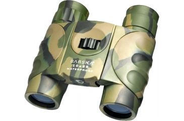Image of Barska Atlantic 10x25 Waterproof Compact Roof BaK-4 Prism Binoculars, Camo AB10137