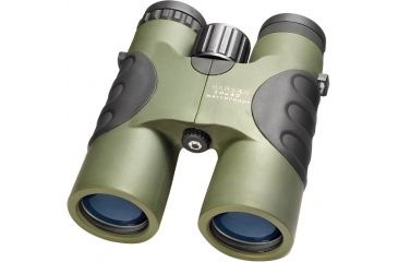 Image of Barska Atlantic 10x42 Waterproof Roof Prism Binoculars, Green, Clam Pack AB10140