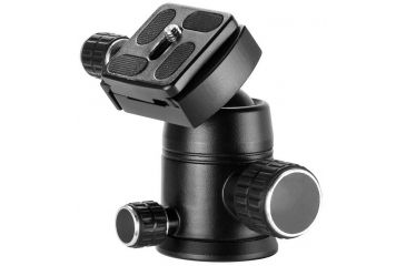 Image of Barska Ball Joint Tripod Head, 90 Degree Tilt, Connects to 3/8 - 16 Thread Tripod Screw, Black, Outer Size 2.5 x AF12544