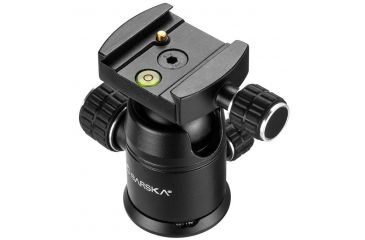 Image of Barska Ball Joint Tripod Head, 90 Degree Tilt, Connects to 3/8 - 16 Thread Tripod Screw, Black, Outer Size 2.5 x AF12544