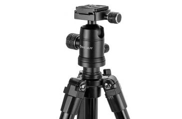 Image of Barska Ball Joint Tripod Head, 90 Degree Tilt, Connects to 3/8 - 16 Thread Tripod Screw, Black, Outer Size 2.5 x AF12544