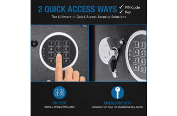 Image of Barska 0.22 Cu. ft Digital Keypad Security Safe