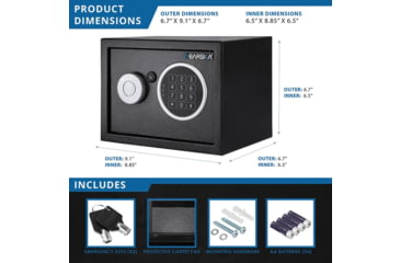 Image of Barska 0.22 Cu. ft Digital Keypad Security Safe