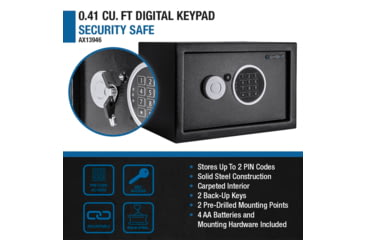 Image of Barska 0.41 Cu. ft Digital Keypad Security Safe