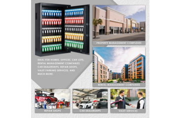 Image of Barska 100 Capacity Fixed Position Key Cabinet
