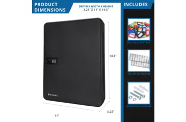 Image of Barska 156 Capacity Fixed Position Key Cabinet