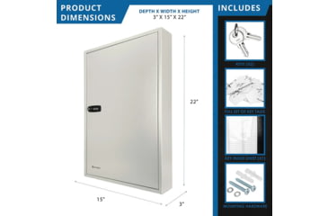 Image of Barska 160 Capacity Fixed Position Key Cabinet