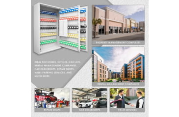 Image of Barska 200 Capacity Adjustable Key Cabinet