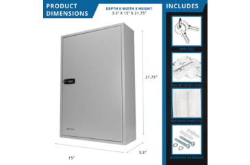 Image of Barska 240 Capacity Fixed Position Key Cabinet