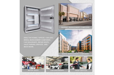 Image of Barska 240 Capacity Fixed Position Key Cabinet