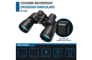 Image of Barska Crossover Waterproof 10x42mm Porro Binoculars