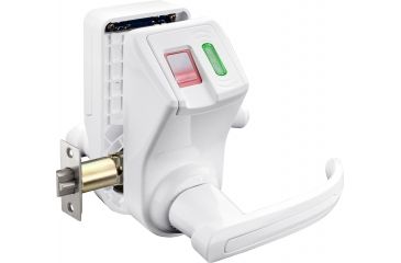 Image of Barska Biometric and RFID Security Door Lock,White EA12936