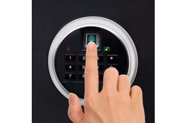 Image of Barska Biometric Keypad Rifle Safe, Black, 5.51 Cubic Ft., AX13646