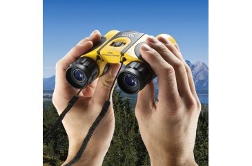Image of Barska Colorado Series 10x25 Compact Waterproof Roof Prism Binoculars, Yellow CO10696