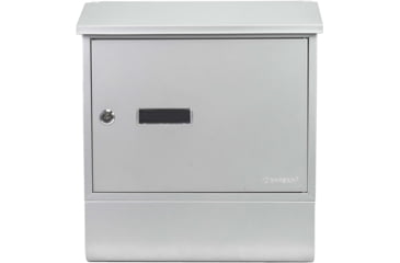Image of Barska Contemporary Wall Mount Mailbox. 10in Width, Gray, Medium, CB13698