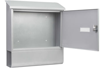Image of Barska Contemporary Wall Mount Mailbox. 10in Width, Gray, Medium, CB13698