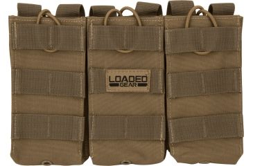 Image of Loaded Gear CX-200 Triple Magazine Pouch,9.5 x1x8.5in,Dark Earth BI12298