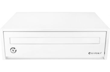 Image of Barska Desktop Drop Box with Key Lock, White, Small CB13118