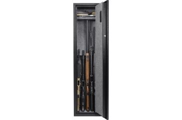Image of Barska Digital Keypad Rifle Safe, 4.33 Cubic Ft, 3 Solid Steel Deadbolts, Black, Large AX13100
