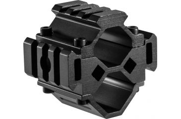 Image of Barska Tri-Rail Shotgun Barrel Mount with 3 Sections, Black AW12008