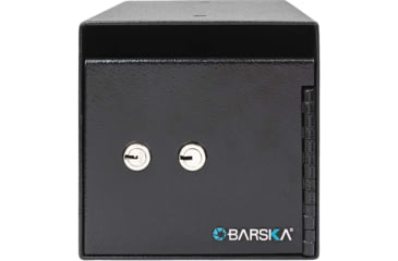 Image of Barska Dual Key Depository Safe, Drop Slot, Black, Small, AX13708