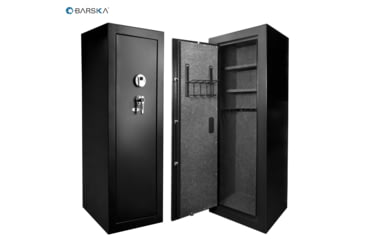 Image of Barska Extra Large Biometric Rifle Safe, Black AX11780