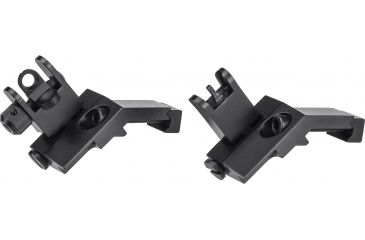 Image of Barska Flip-Up 45 Degree Offset Sight Set, Black, Medium AW13260