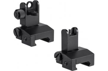 Image of Barska Flip-Up Tactical Sight Set, Black, Medium AW13258