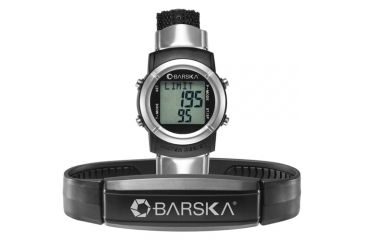 Image of Barska Heart Rate Monitor Watch w/ Wireless Transmitter, Black, R2 Fitness Watch GB12166