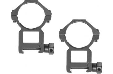 Image of Barska High 30mm Weaver Style HQ Rings, Black, Medium AI13190
