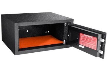 Image of Barska HQ100 Biometric Keypad Safe, 30 Fingerprint Memory, Steel, Black, Outer Dimensions-14.5 x 11.75 x 7 in AX12476