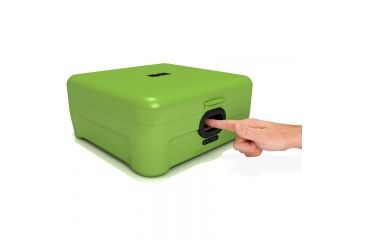 Image of Barska iBox Portable Dual Access Biometric Secure Storage Device,10.25x8x5in AX12458