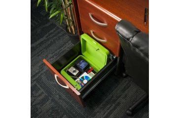 Image of Barska iBox Portable Dual Access Biometric Secure Storage Device,10.25x8x5in AX12458