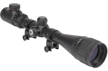 Image of Barska IR Dot Varmint Rifle Scope, 4-16x40mm AO, 25.4 mm Tube, Green/Red Mil Dot Reticle, Matte, Black, Small, AC13568