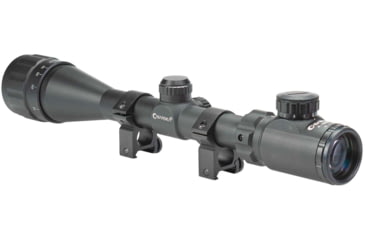 Image of Barska IR Dot Varmint Rifle Scope, 4-16x40mm AO, 25.4 mm Tube, Green/Red Mil Dot Reticle, Matte, Black, Small, AC13568