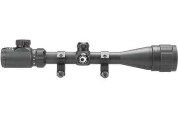 Image of Barska IR Dot Varmint Rifle Scope, 4-16x40mm AO, 25.4 mm Tube, Green/Red Mil Dot Reticle, Matte, Black, Small, AC13568