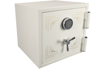 Image of Barska Keypad Fireproof Jewelry Safe, 1.91 Cu. Ft., White, AX13616