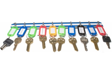 Image of Barska Labeled Key Shelves w/ 1-100 Numbered Hooks for Key Cabinets, Multi, Medium, AF13682