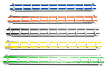 Image of Barska Labeled Key Shelves w/ 1-100 Numbered Hooks for Key Cabinets, Multi, Medium, AF13682
