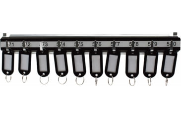 Image of Barska Labeled Key Shelves w/ 501-600 Numbered Hooks for Key Cabinets, Multi, Medium, AF13692