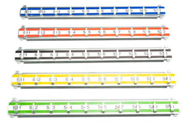 Image of Barska Labeled Key Shelves w/ 501-600 Numbered Hooks for Key Cabinets, Multi, Medium, AF13692