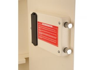 Image of Barska Large Biometric Wall Safe,30x13.6x3.5in,Cream AX12408